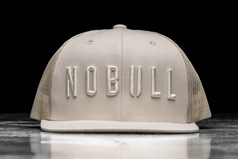 Black Nobull Flat-Brim Trucker Women's Hats | CA Z2292U